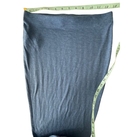 Forever 21 Blue Pencil Skirt Size S Polyester Rayon Blend Made In Cambodia - Picture 5 of 7